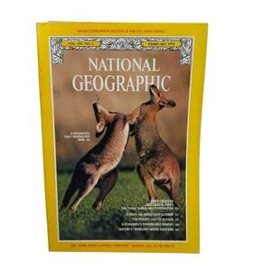 Vintage National Geographic Magazine Februrary 1979 Kangaroos Australia Alaska